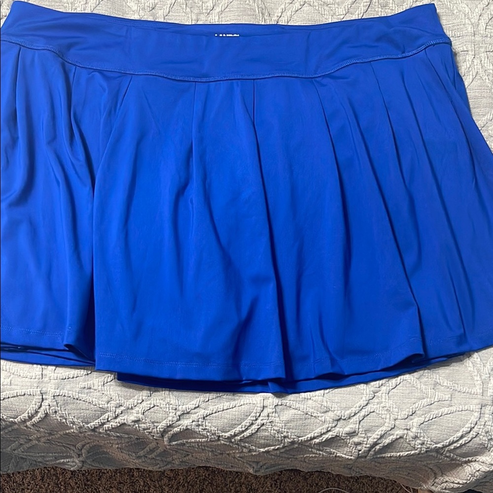 Blue Athletic Skort
